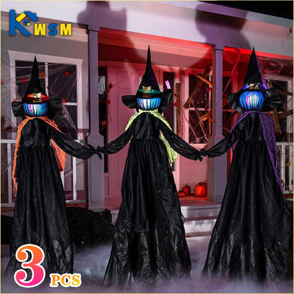 Halloween Witches Light Up Trio Decoration Fall 2025