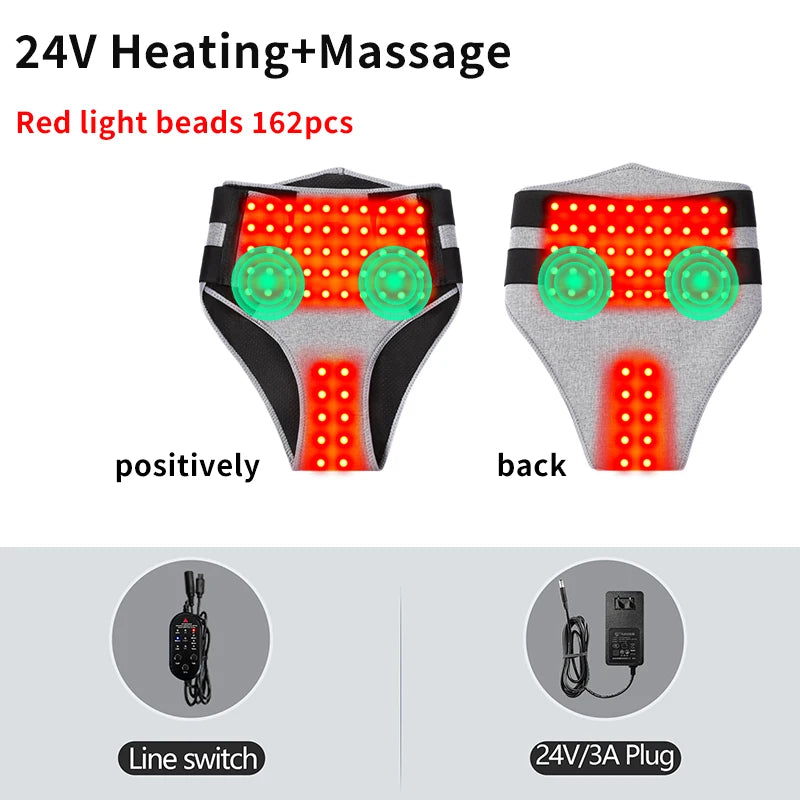 Red Light Heated Underwear with Abdominal Massager – Uterus Warming Menstrual Cramp Relief Wearable 2026