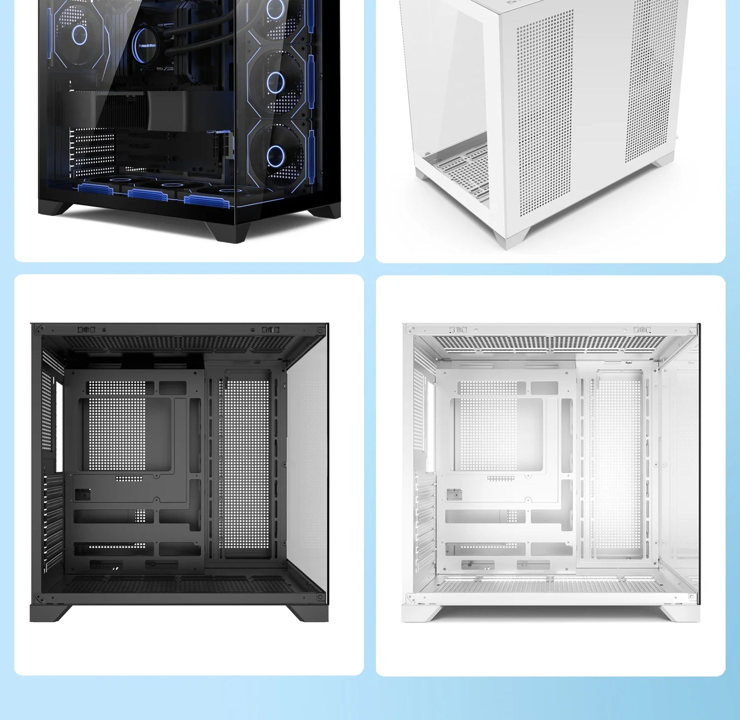 Boîtier PC Gaming Dreamland Pro ATX Double Verre Châssis 360mm