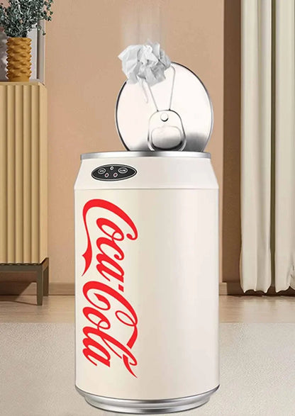 Automatic Induction Trash Can Round Kitchen Bin 24x40cm