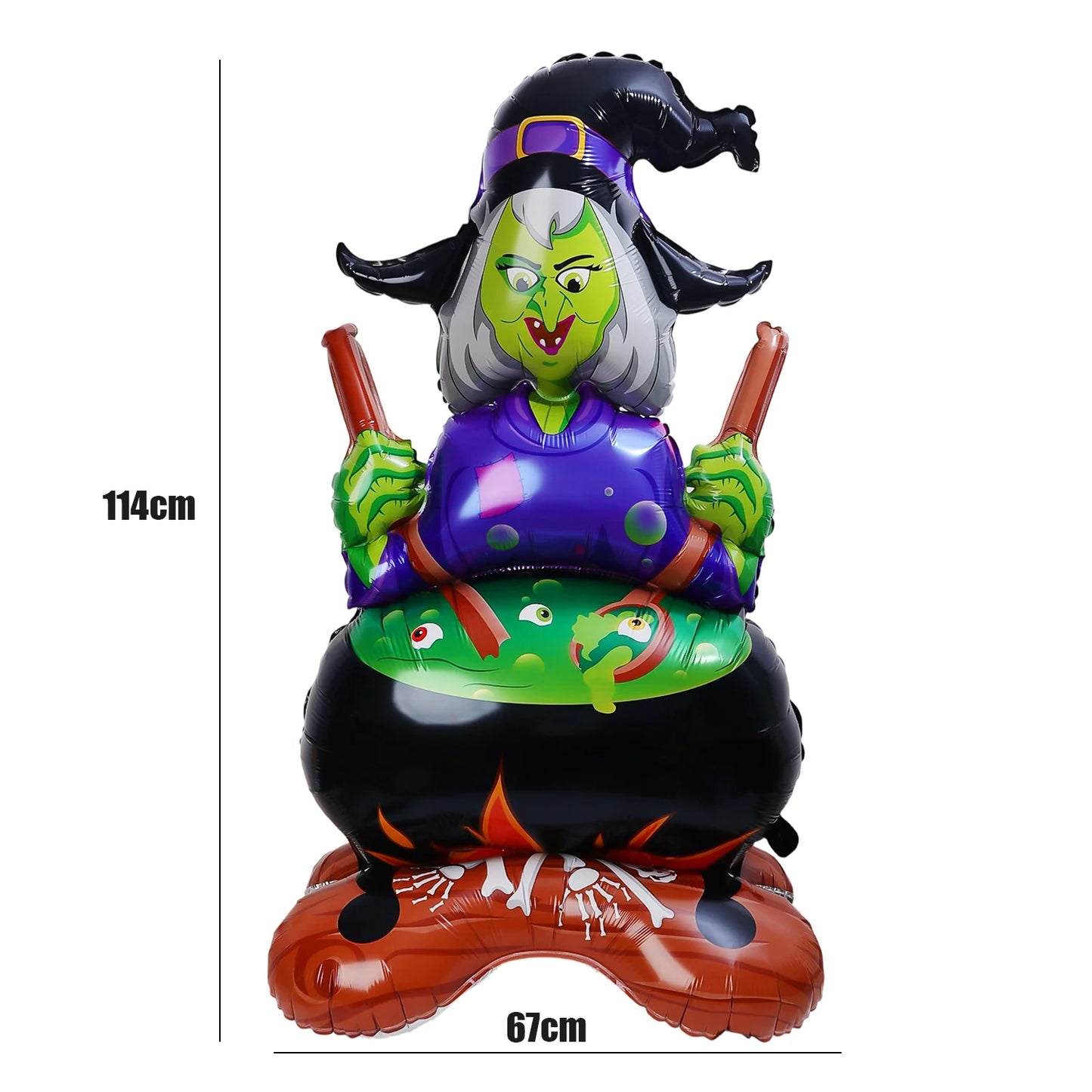 Halloween Luftballons Riesiger Folienaufsteller Partydekoration 2025