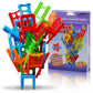 Educational Balance Chairs Game for Kids - Colorful 18-Piece Toy Set, Eco-Friendly ABS Plastic, Fun Learning Activity