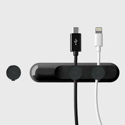 Organizzatore per cavi USB Clip in silicone per cavi Supporto da scrivania