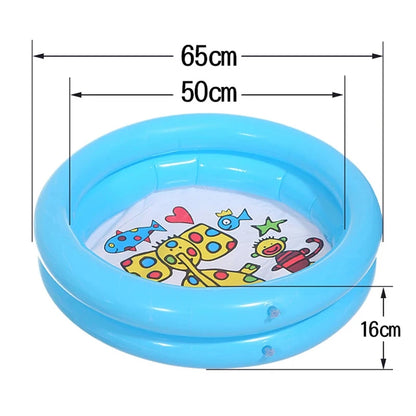 Inflatable Round Swimming Pool for Kids, Portable PVC Mini Pool for Indoor and Outdoor Use, Easy Setup, Durable and Spacious