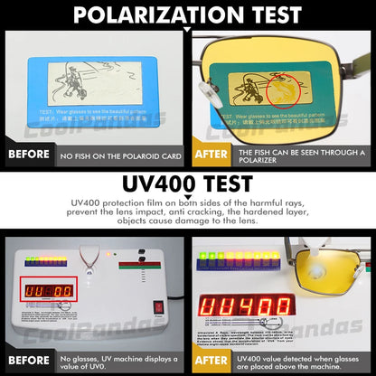 Photochromic Sunglasses Polarized Aviator UV400 Driving Glasses Night Vision Anti-Glare Fall 2026 Trend