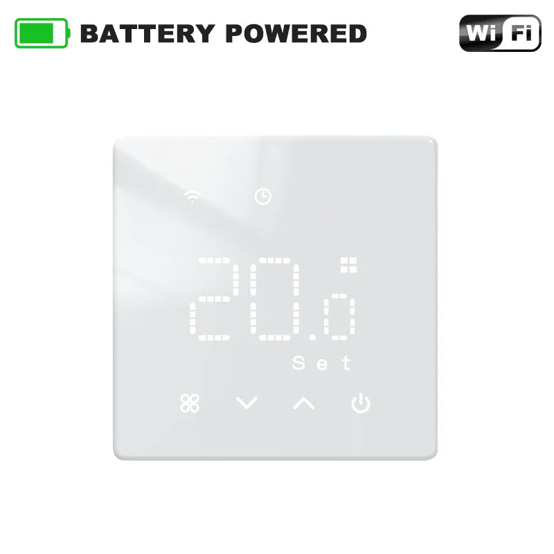 Smart Gas Boiler Thermostat WiFi Enabled Daily Programmable Voice Assistant Compatible Fall 2025 Energy Saver