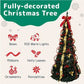 Pre-Lit 1.8M Collapsible Christmas Tree with Warm Lights