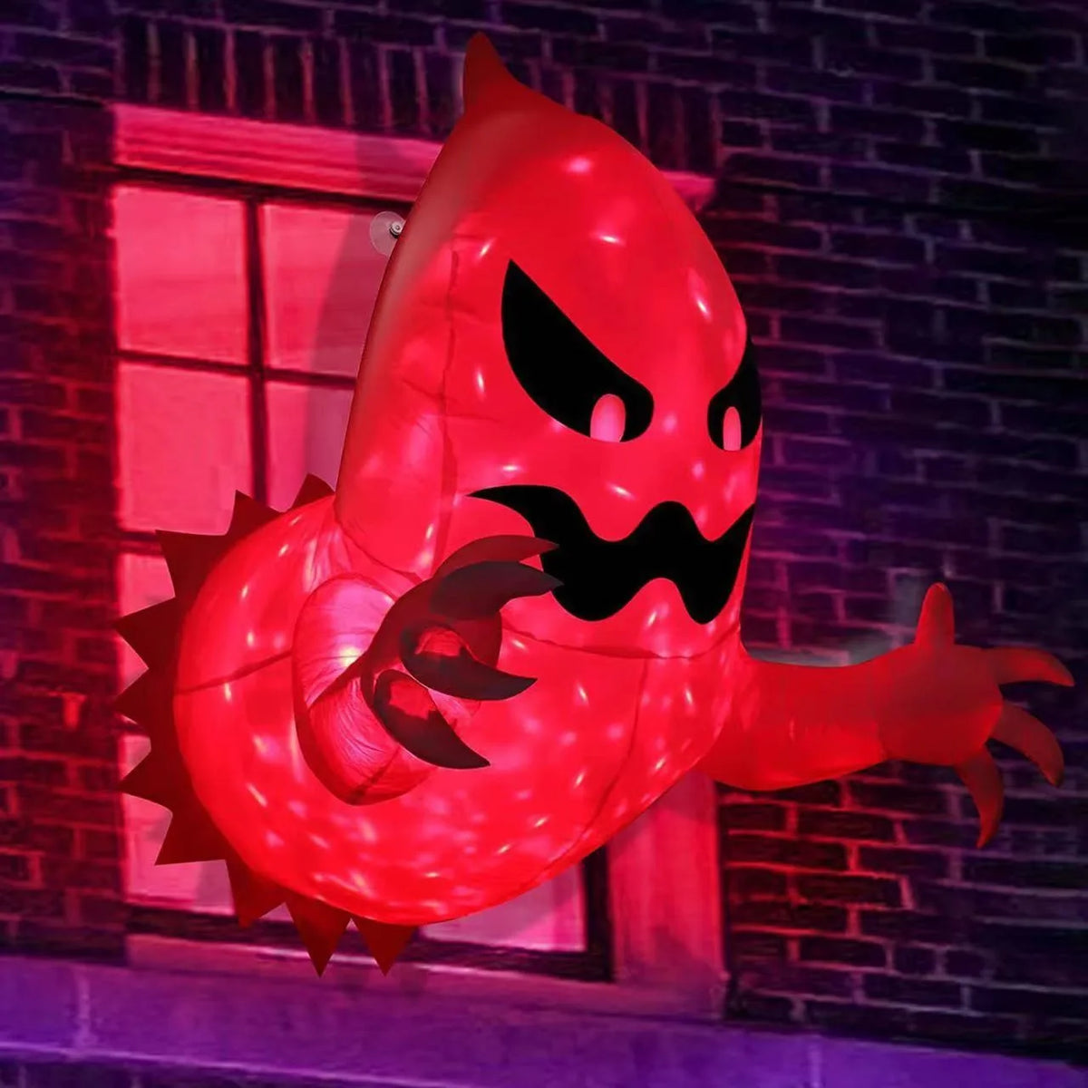 Halloween Ghostbusters-harsfiguur van de groene, oplichtende en opblaasbare geest Slimer als wanddecoratie 2026