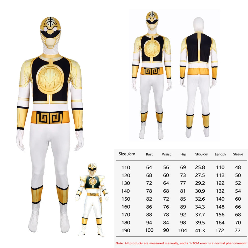 Samurai Sentai Shinkenger Power Rangers Cosplay Jumpsuit Costume Set with Mask for Adults 2026