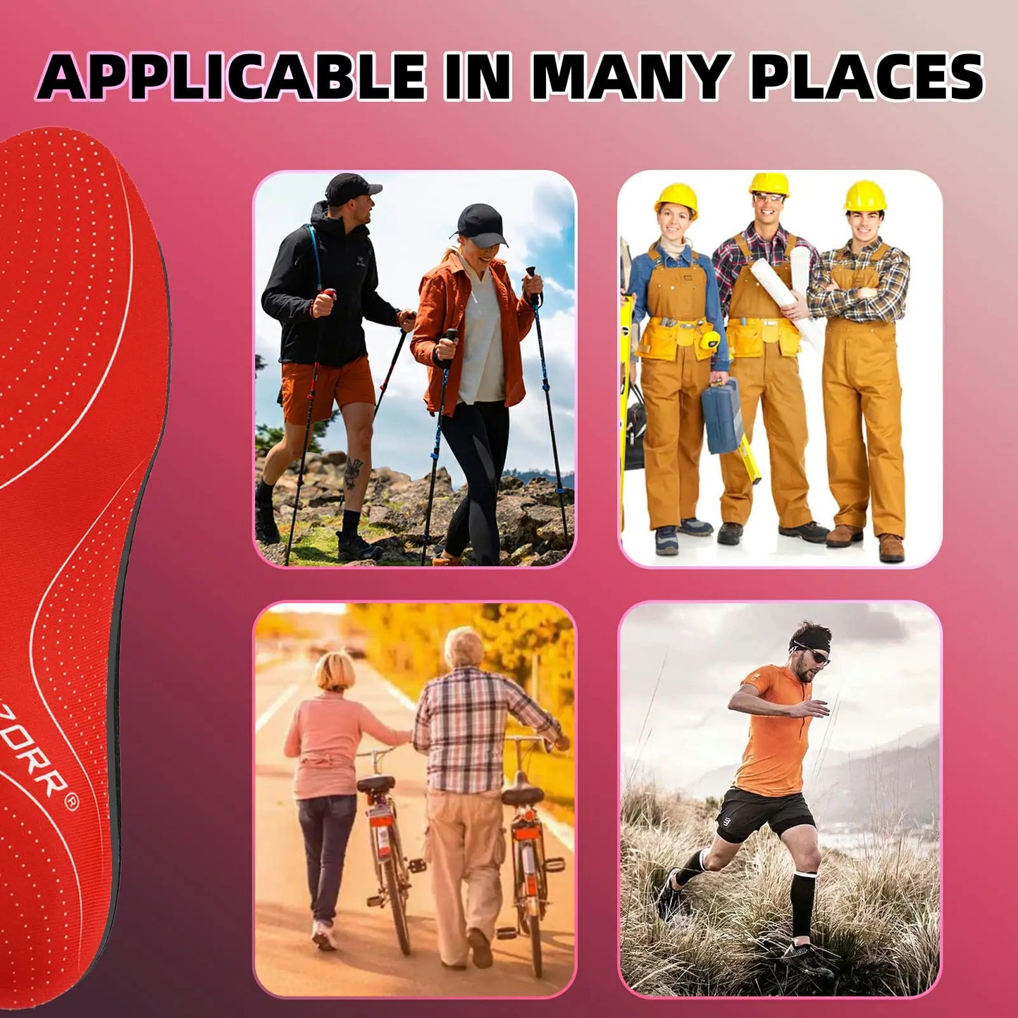 Plantar Fasciitis Insoles High Arch Orthotic Shoe Inserts Plantar Fascia Insole