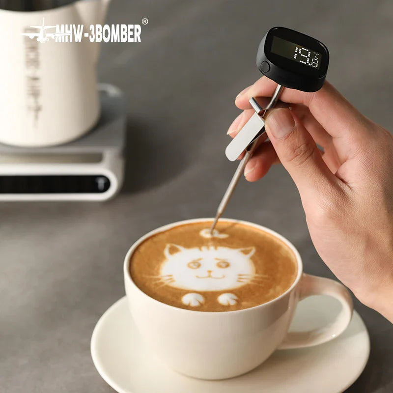 Termometro a lettura istantanea Set da 3 sonde digitali per cucina caffè barista BBQ autunno 2025 veloce preciso durevole