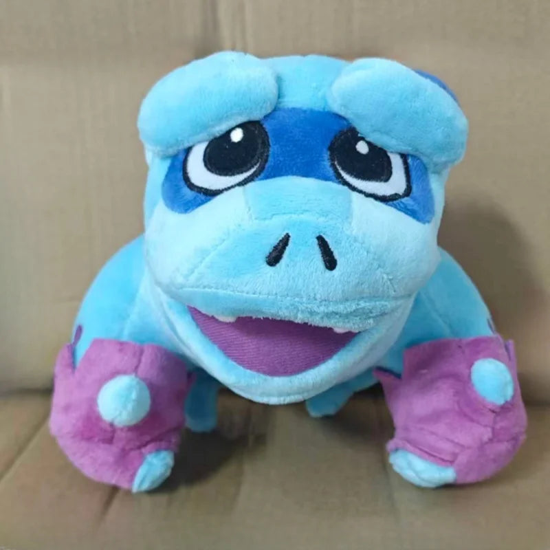 Ensemble de trois peluches dragon Jouet rouleau en rondin