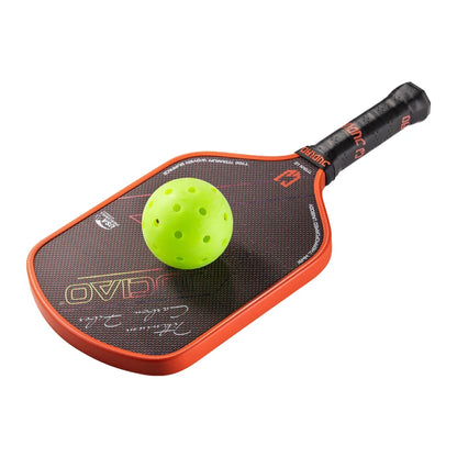 Pala de Pickleball de Fibra de Carbono con Bordes Inyectados de Espuma para Mayor Giro y Control, Equipo de Pickleball Ligero y Duradero