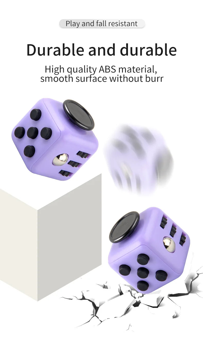 Fidget Cube Antistress Spinner Toy Sensory Stress Relief