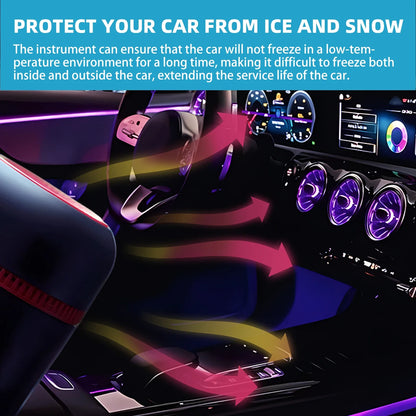 Electric Ice Scraper With Heating Element Car Snow Remover Defroster Winter 2025 Quick Melt Snow