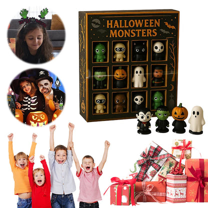 Calendario de Adviento de Halloween 12 Muñecas Mini Espeluznantes 2025