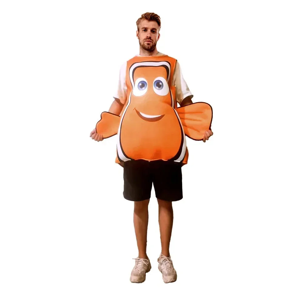Finding Nemo and Dory Clownfish Cosplay Costume for Adults Carnival Halloween Party 2026