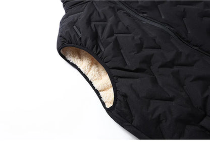 Insulating Men's Vest - Slim, Sherpa Lined, For Winter