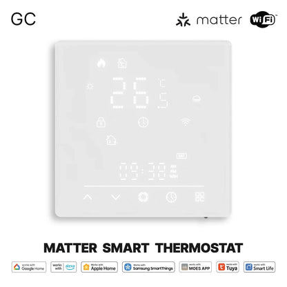 Smart Thermostat Matter WiFi Temperature Controller For Water Boiler Fall 2025 Energy Saving
