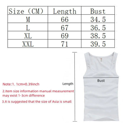 Breathable men's cotton tank top – slash neck, casual fit, solid, summer knit vest