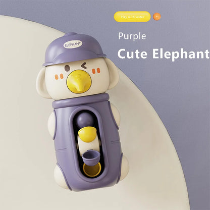 Adorables juguetes acuáticos de pato y elefante para bebés: diversión perfecta para el baño de verano para niños de 6 meses en adelante