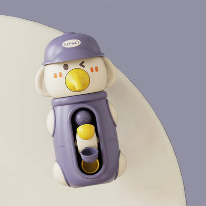 Sommerleketøy med vann for babyshower, søte and- og elefantvognspill for barn 6M+