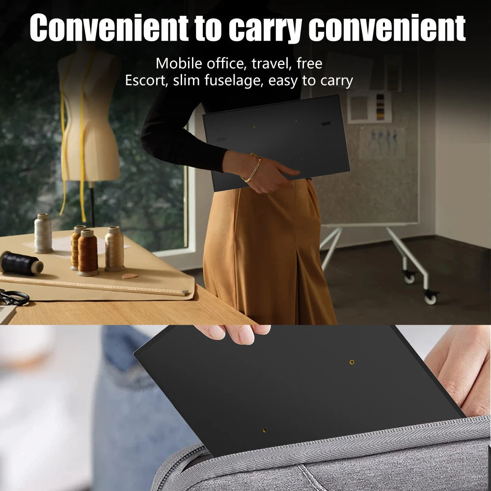 Monitor portátil 14 pulgadas 60Hz pantalla de viaje con altavoces