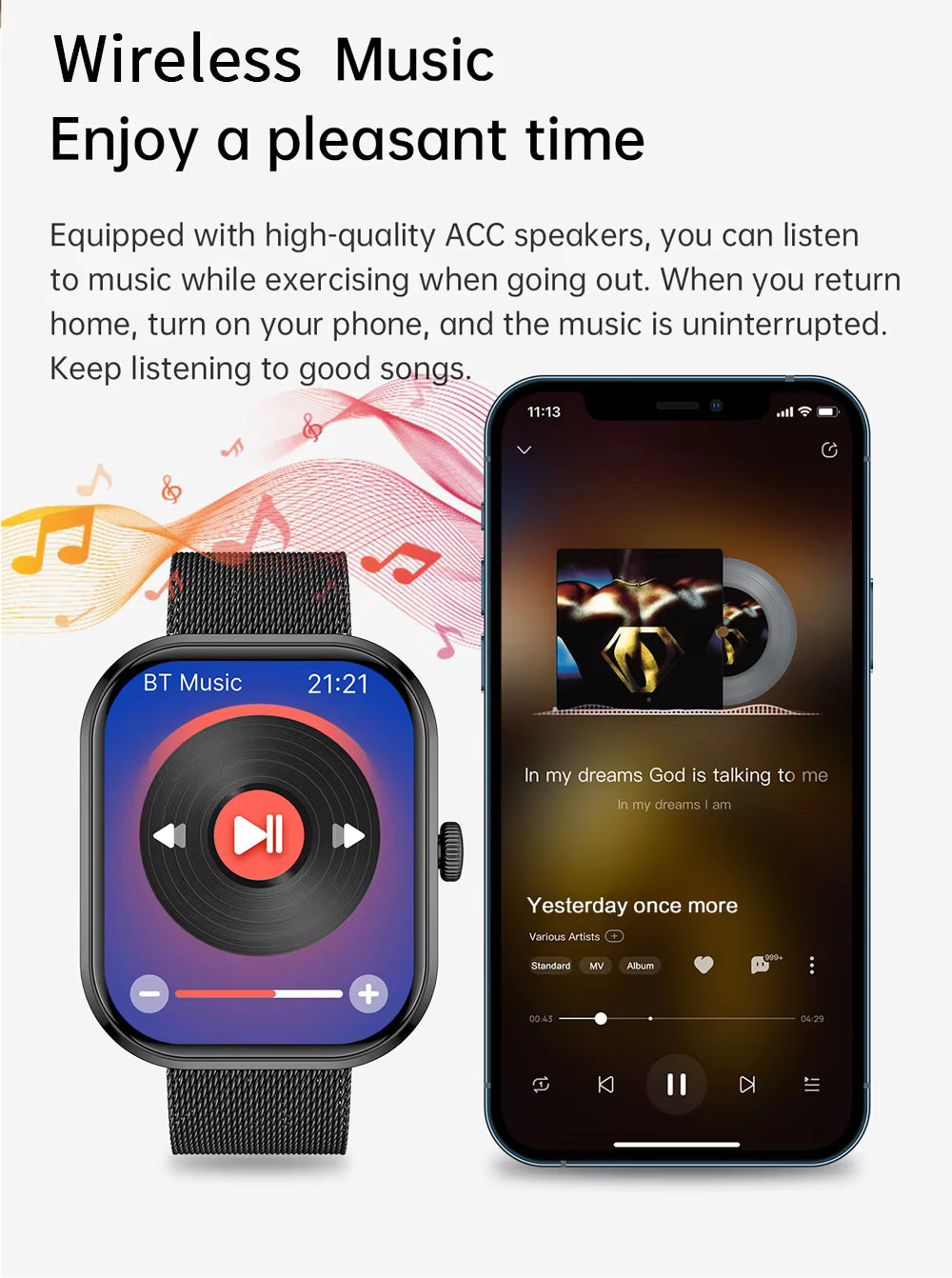 2025 Health Smartwatch BP+ECG+HRV+BG Monitor with SpO2, Heart Rate, Sleep & Fitness Tracking