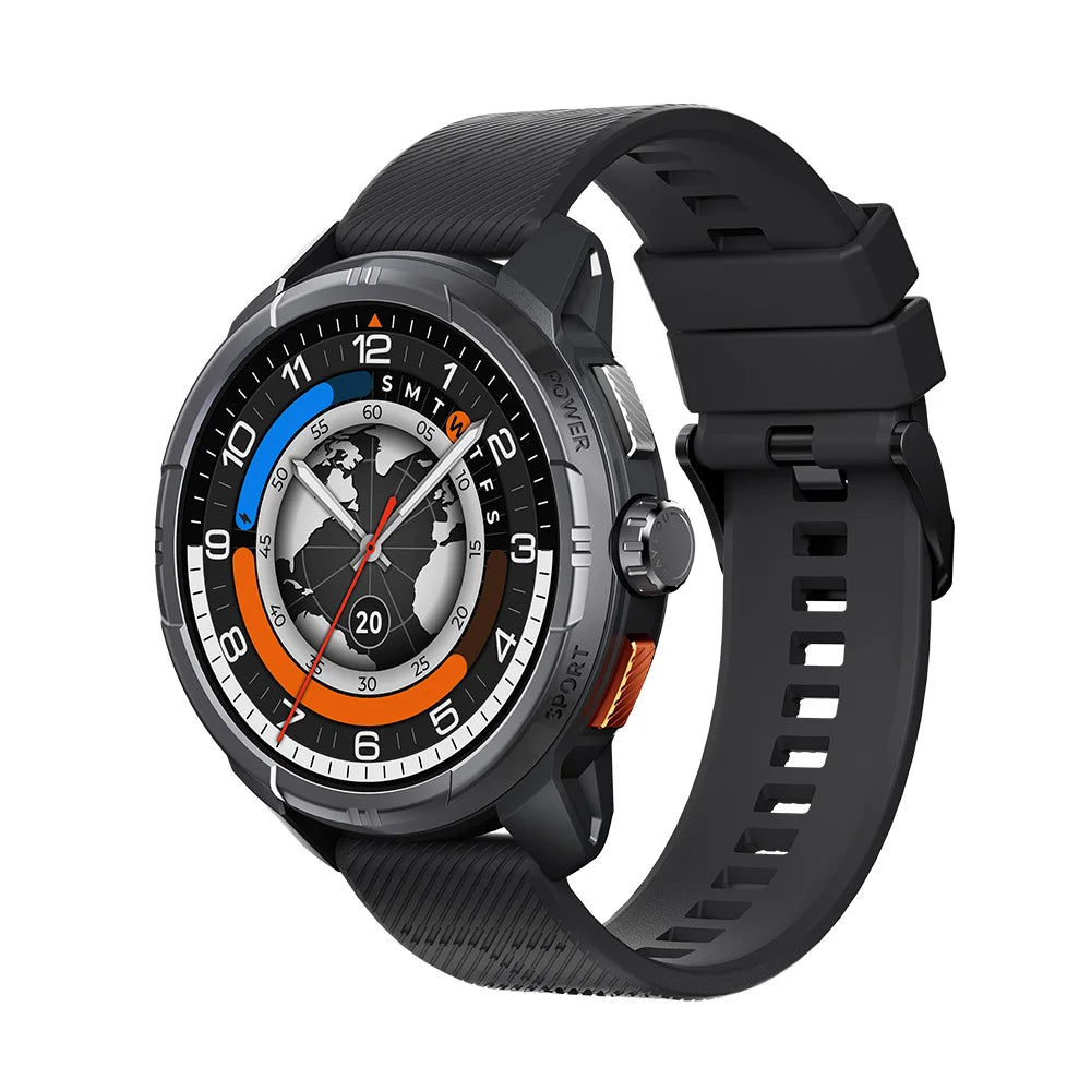 Smartwatch With GPS – 1.6-Inch AMOLED, 5ATM Waterproof, Bluetooth Calling, 22-Day Battery, Fall 2025 Gift