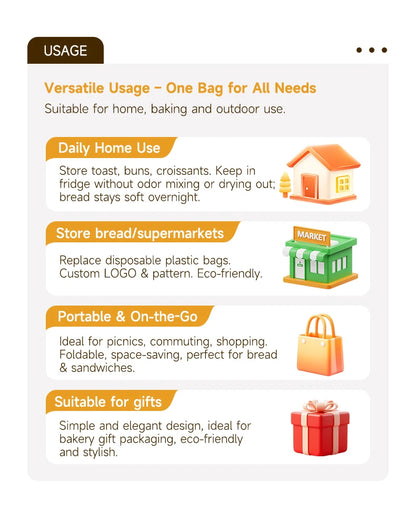 Beeswax Bread Bags 2-Pack Oxford Cloth – Eco-Friendly Reusable Food Storage Fermentation Bags 2026