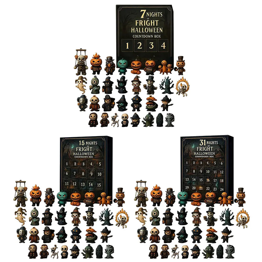 Calendario de Adviento de Halloween Figuras Coleccionables 31 Días 2025