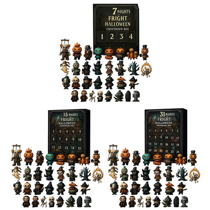 Calendario de Adviento de Halloween Figuras Coleccionables 31 Días 2025