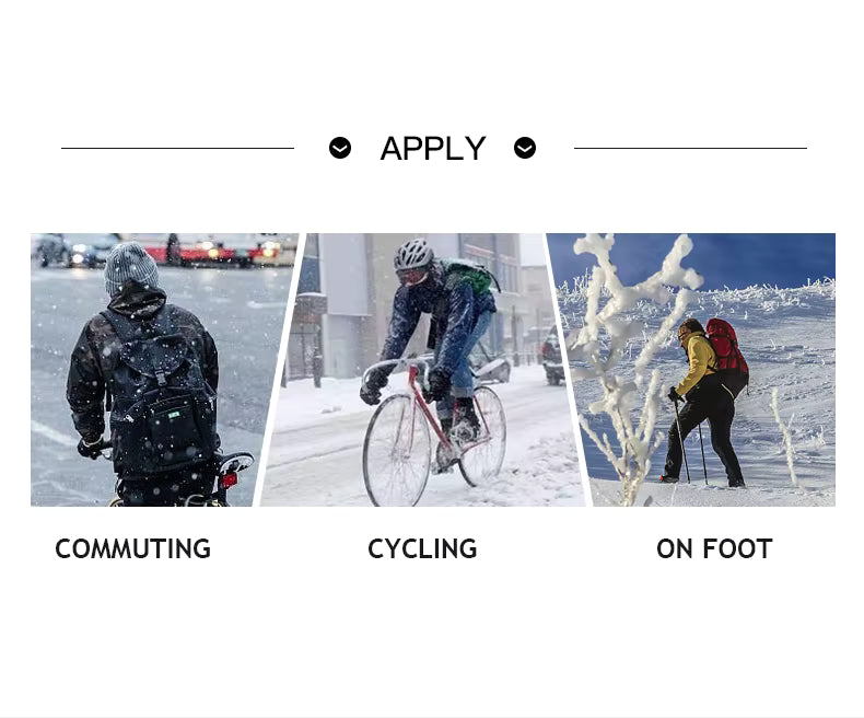 Winter Thermal Touchscreen Gloves – Windproof & Water-Resistant, Non-Slip Unisex Gloves for Cycling and Cold Weather
