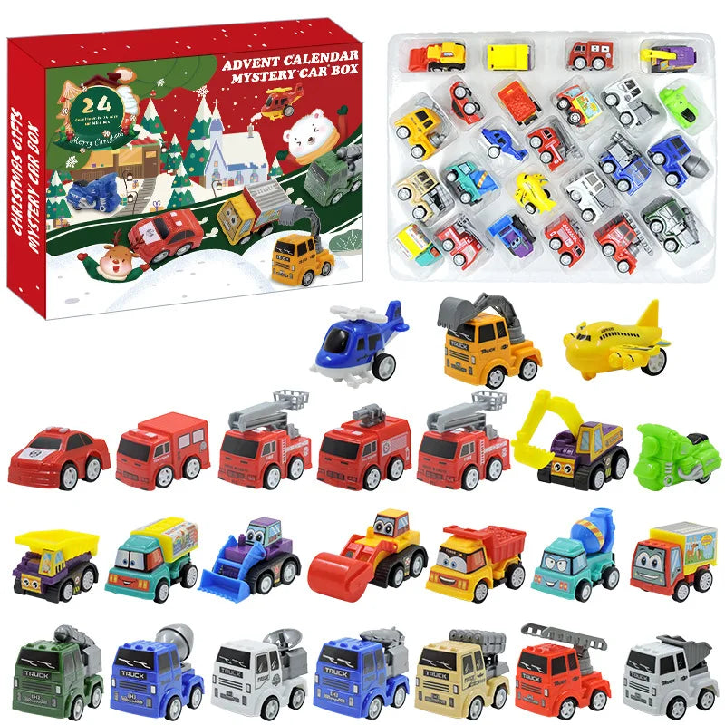 Christmas Mystery Box Advent Calendar - Blind Box Stress Relief Toys for Kids, Fun Holiday Gift