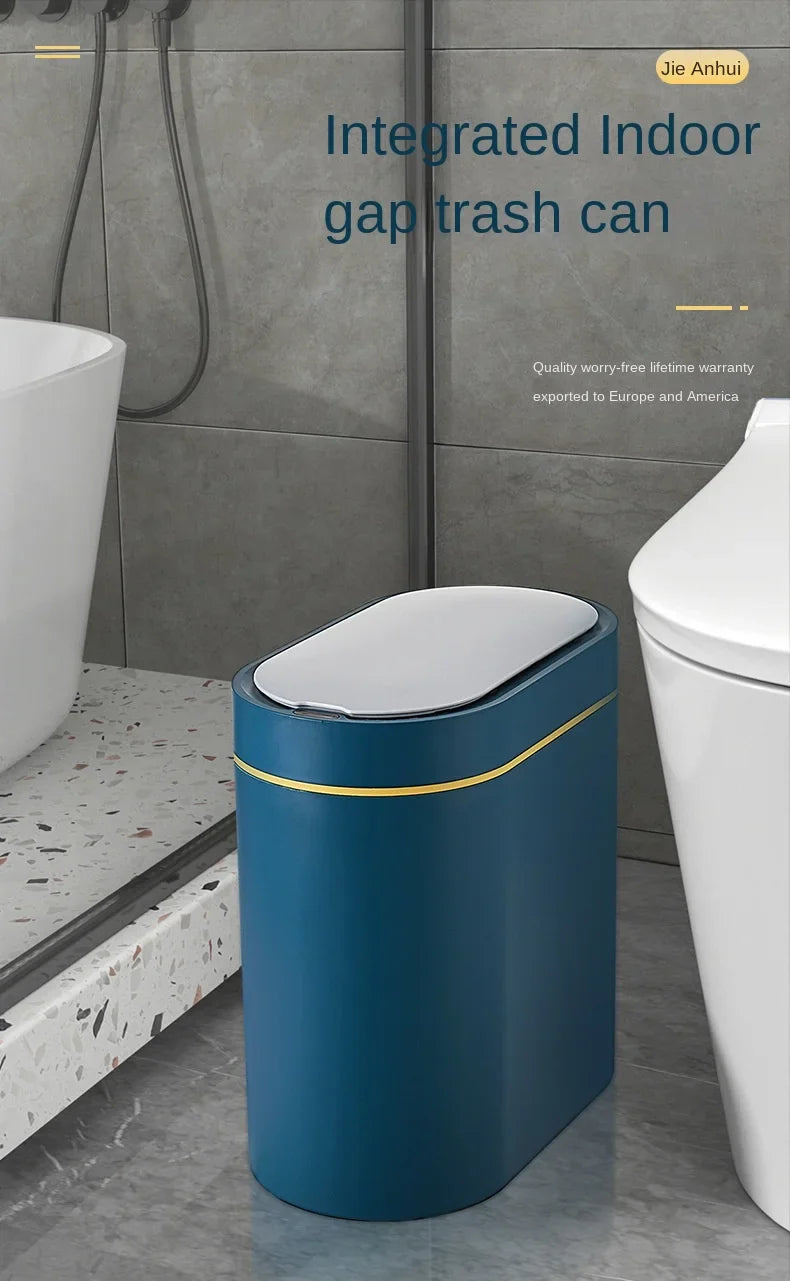 Sensor Trash Can Touchless 8L Kitchen Bathroom Bin Compact
