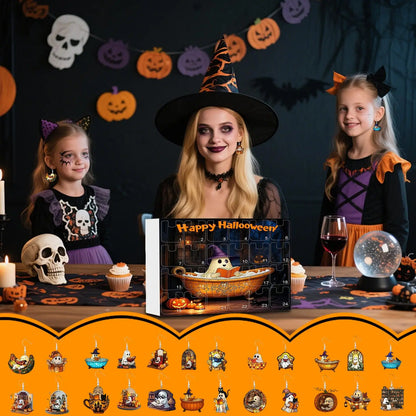 Calendario dell'Avvento di Halloween Orecchini Fantasma Set da 24 Giorni