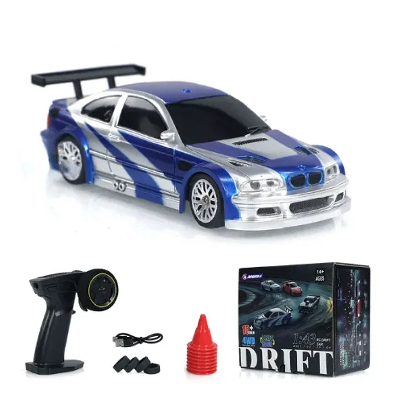 High-Speed 2.4G RC Drift Car - 4WD Remote Control Mini Racing Toy for Boys, Gift Idea