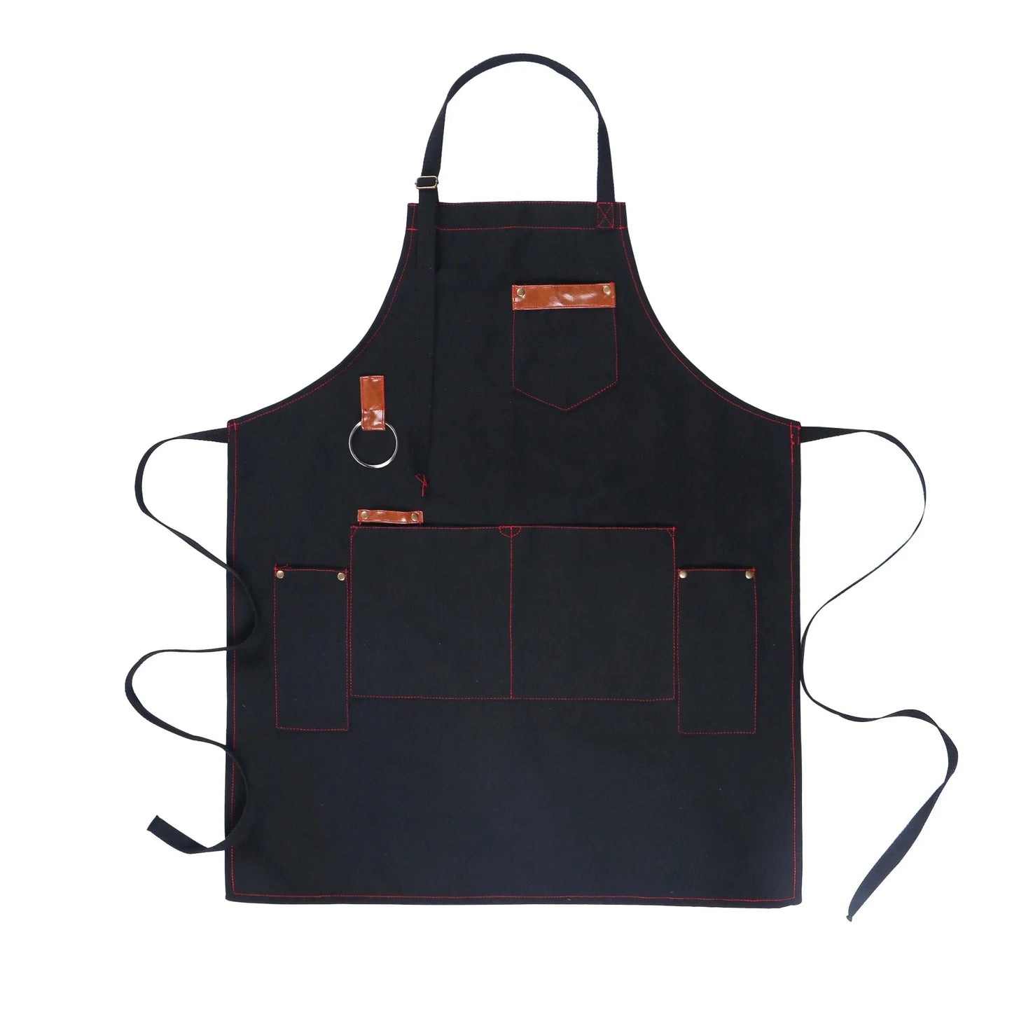 Grembiule da chef in tela Grembiule da lavoro Autunno 2025 Grembiule da cucina professionale impermeabile con tasche Regalo durevole