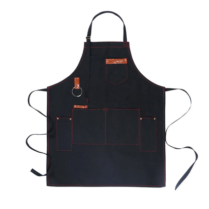 Grembiule da chef in tela Grembiule da lavoro Autunno 2025 Grembiule da cucina professionale impermeabile con tasche Regalo durevole