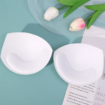 Breathable Women's Bra Pads - 3D Push-Up, Versatile Sponge Padding, For Swimsuits
