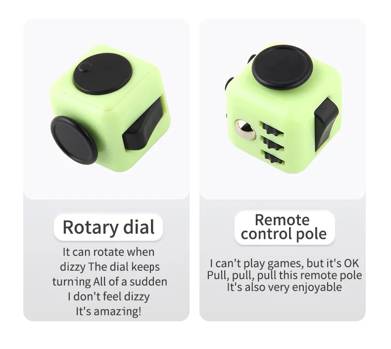 Fidget Cube Antistress Spinner Toy Sensory Stress Relief