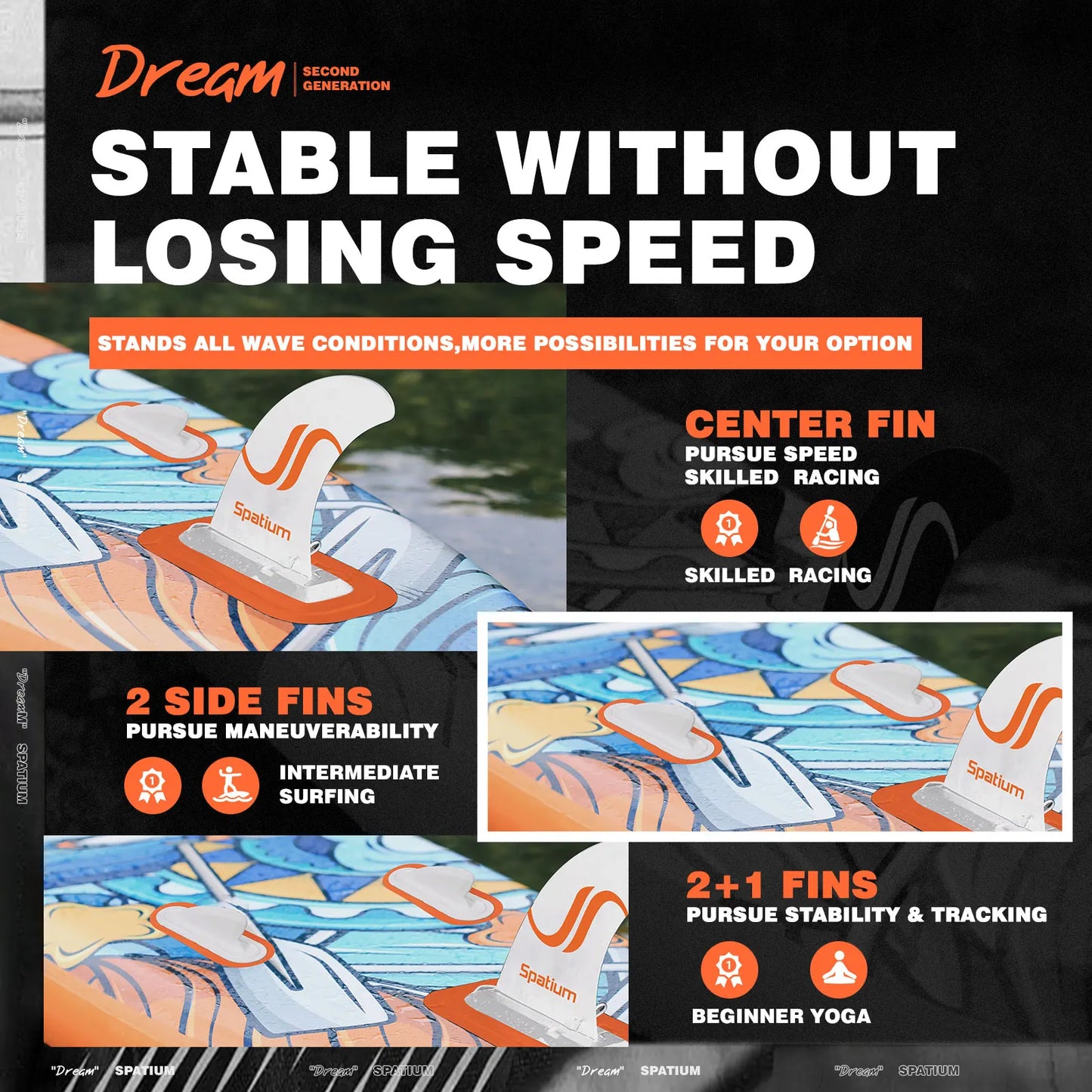 Inflatable Stand Up Paddle Board 350cm for Surfing and Fishing, Durable Lightweight SUP Board with Quick Inflation and Accessories