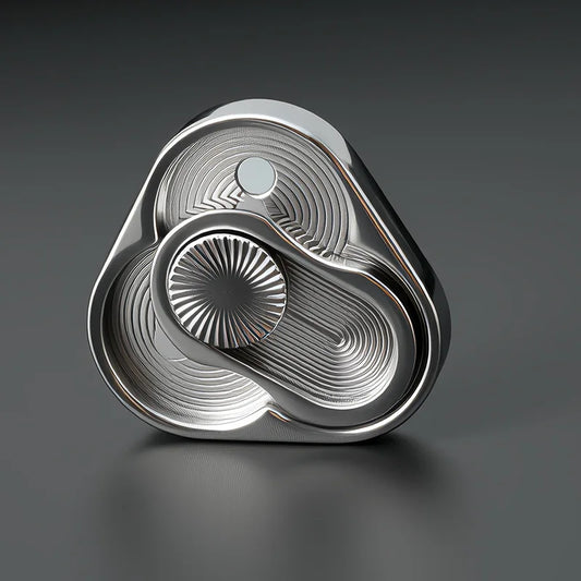 Fidget Spinner Coin Metal Triangle EDC Hand Toy for Decompression TikTok Viral Fall 2026 Gift