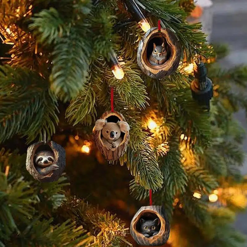 Adventskalender Kat Aftellen Hangende Boomversieringen