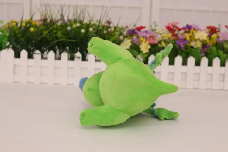 Ensemble de trois peluches dragon Jouet rouleau en rondin