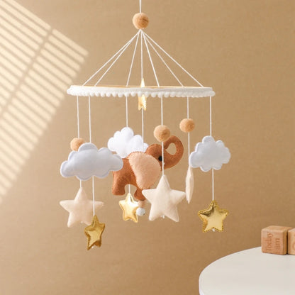 Hot Air Balloon Crib Mobile Newborn Sensory Toys Soothing