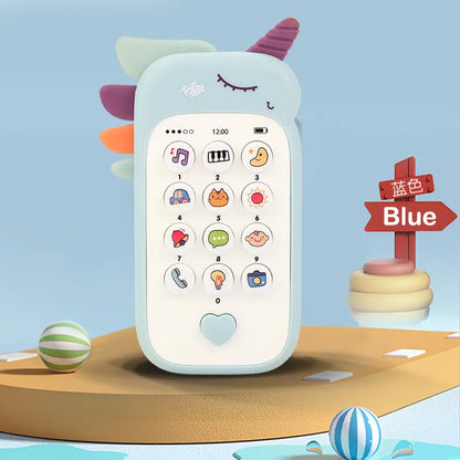 Musical Baby Phone Toy with Teether - Early Learning Sound Telephone for Infants, Ideal Kids Gift for Sleep and Play