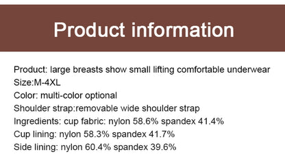 Supportive seamless women's bra – wire-free, full coverage, padded, everyday comfort