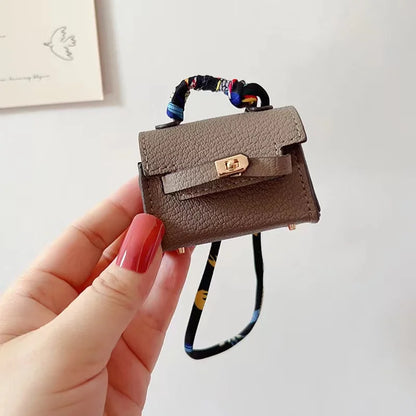 Bolso de mano mini inspirado en Birkin - Charm para bolso de negocios