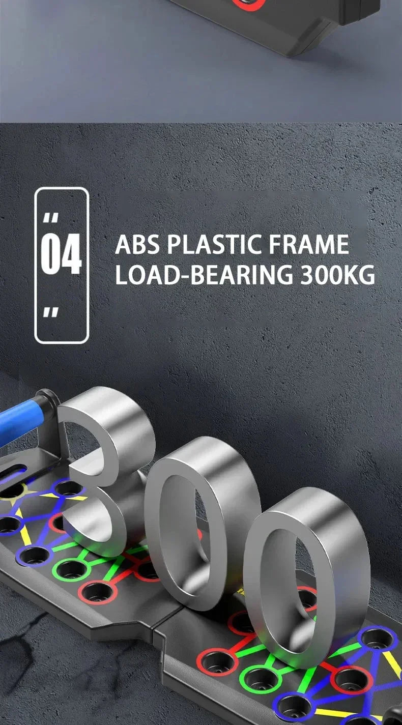 Tabla de Flexiones Plegable 28 Modos Entrenador de Ejercicio en Casa